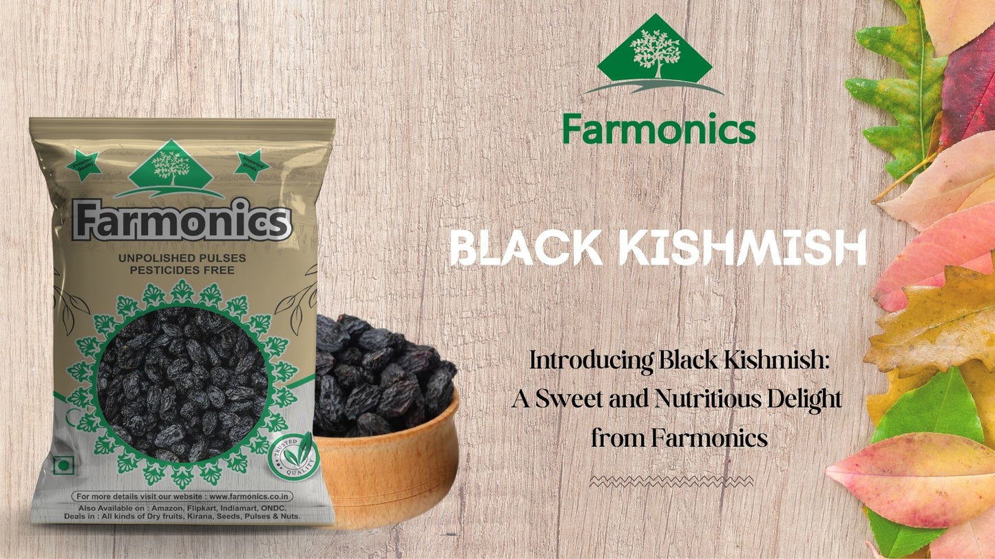get the premium quality klai kishmish/ balck raisins from farmonics