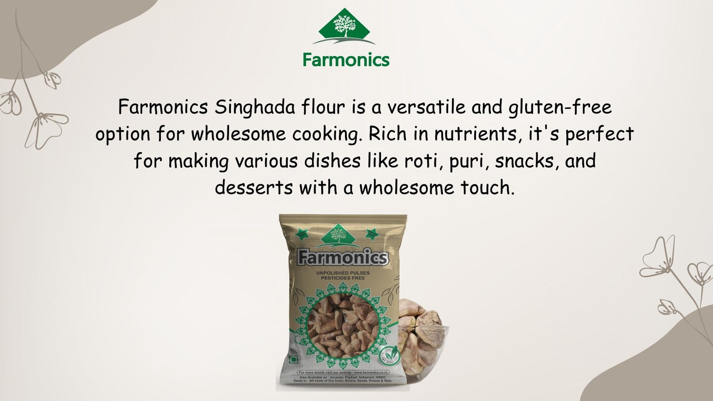 Here are some of the information about Farmonics best quality singhada 
