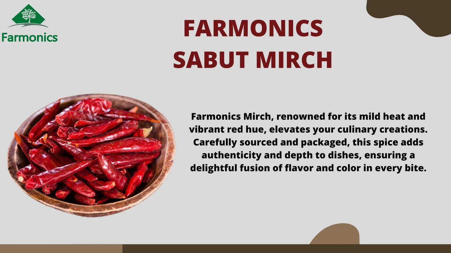 here are someof the information about farmonics sabut mirch 