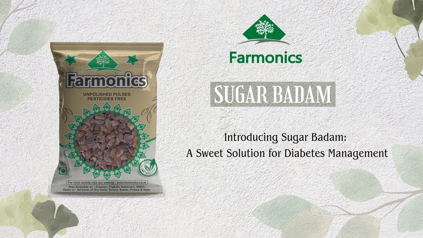 get the best quality sugar badam from Farmonics and make your health diabetes free