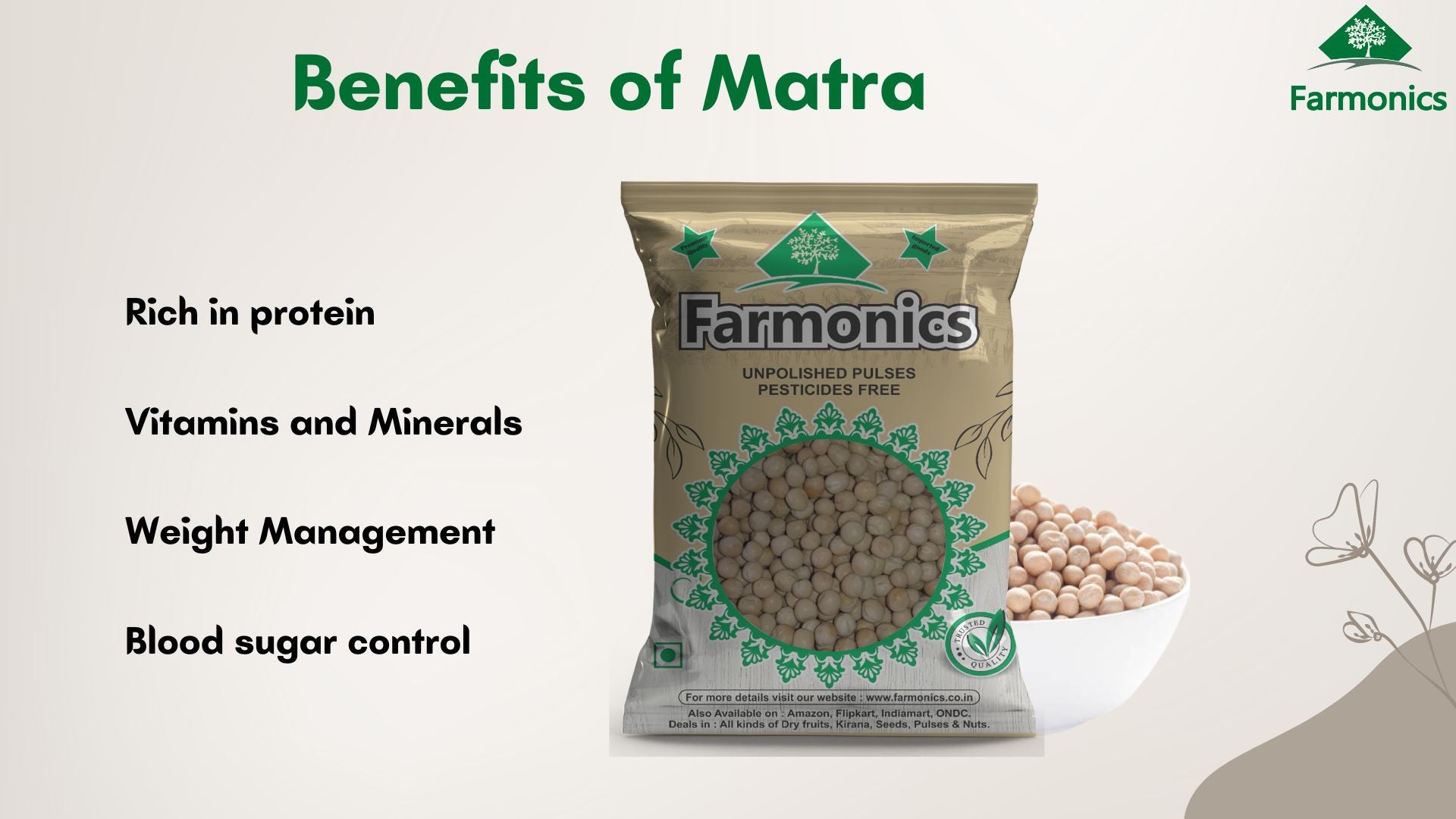 Benefits you will get from farmonics product like   matra