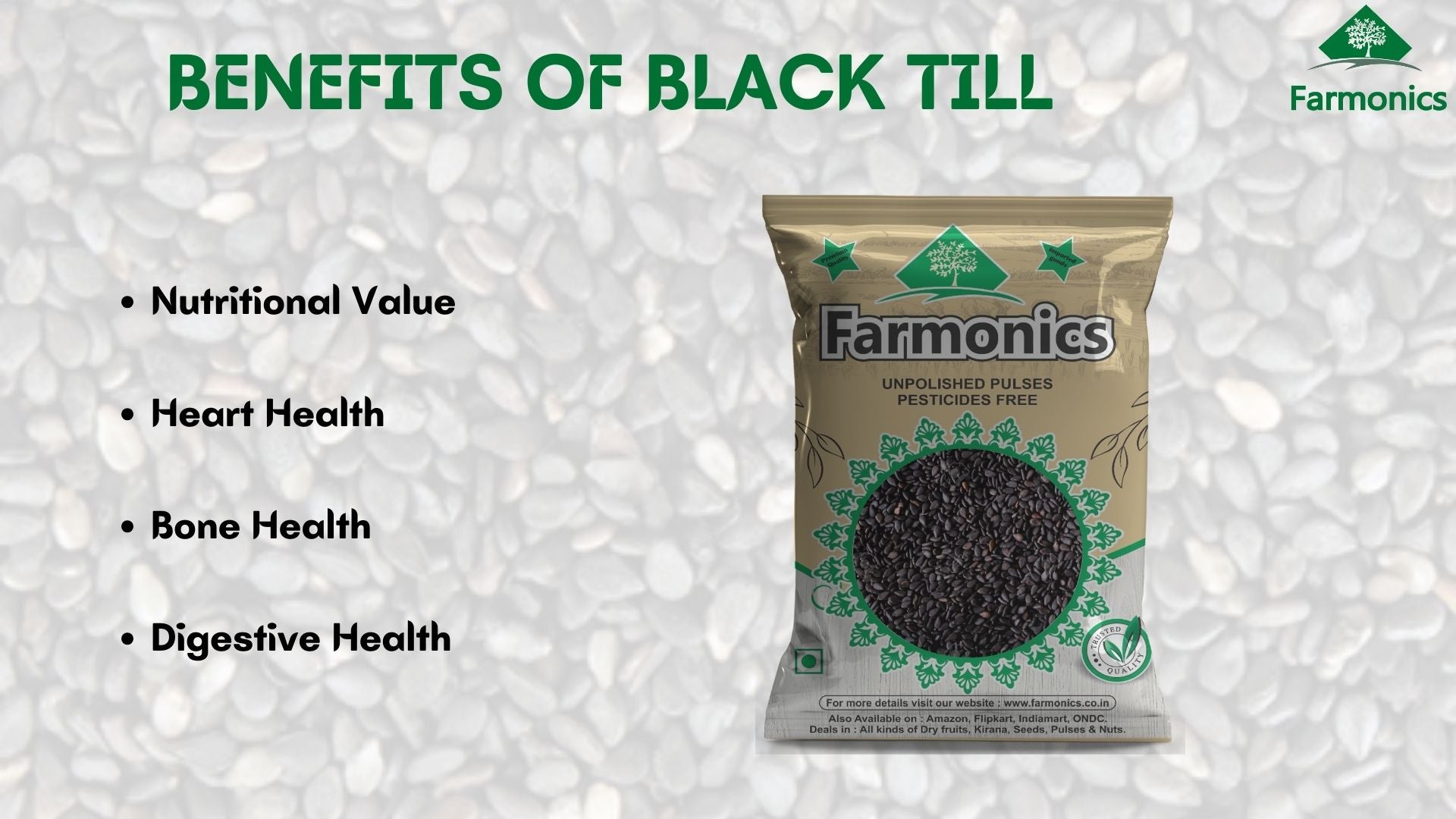 Benefiits you can avail from Farmonics Black til
