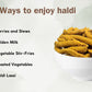 ways in which you can enjoy farmonics unadultered haldi sabut 