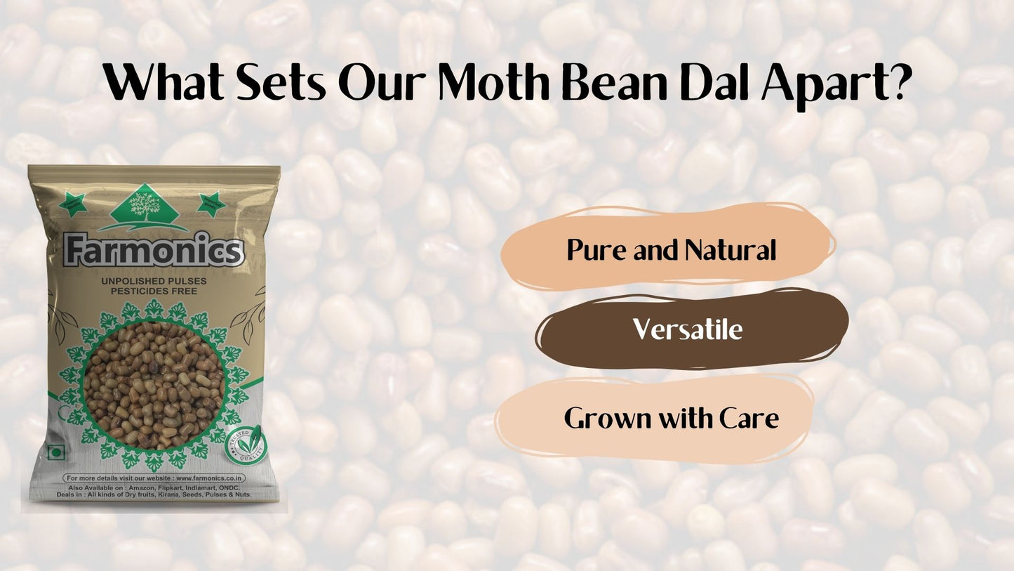 whta sets apart farmonics unpolished moth bean dal 