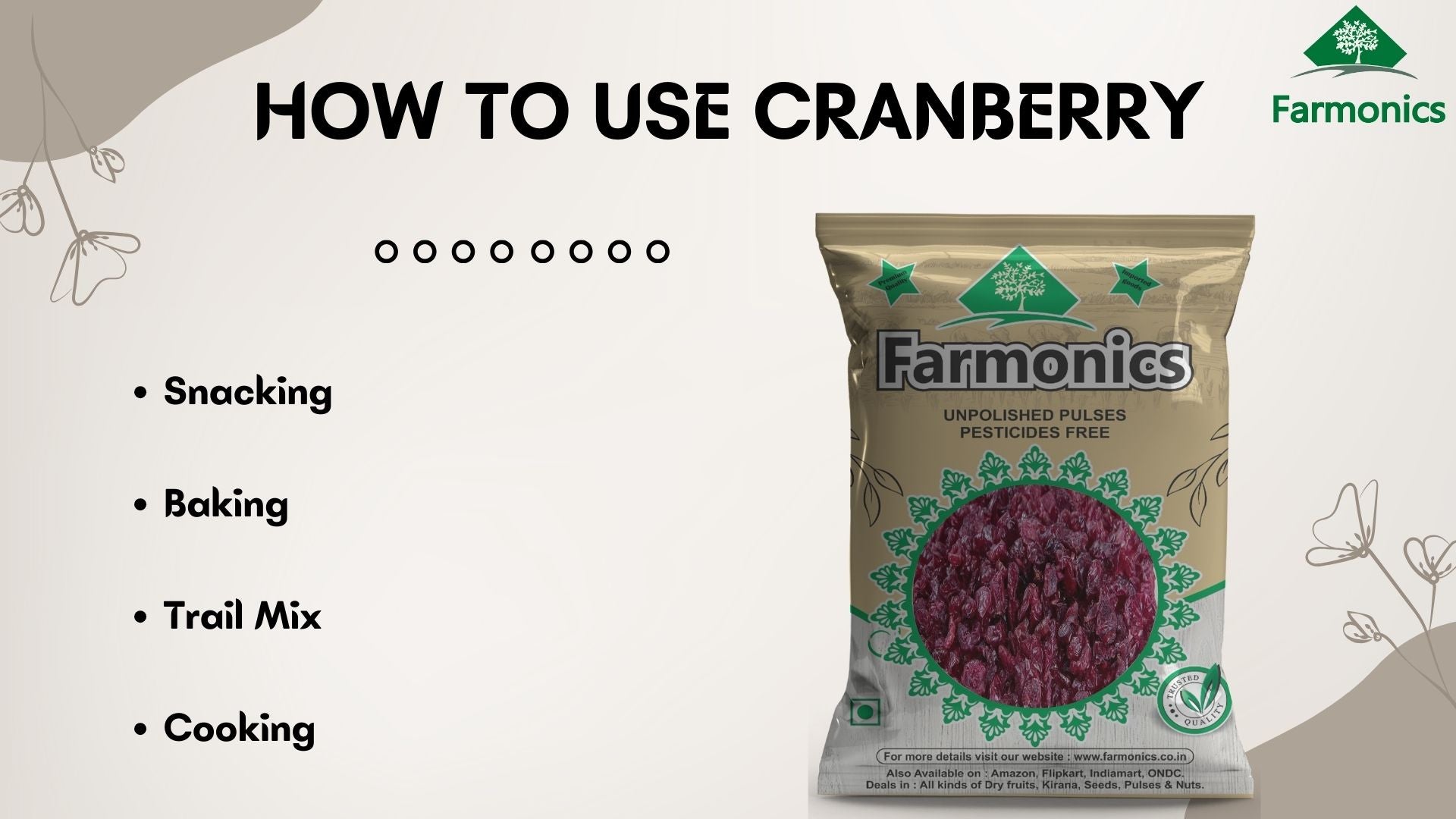 ways in which you can enjoy farmonics best quality cranberry 