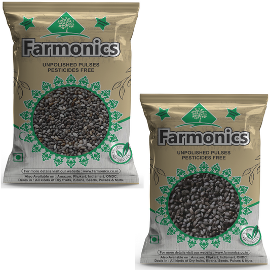 Combo Pack Of Sabja Seeds And Chia Seeds- Farmonics