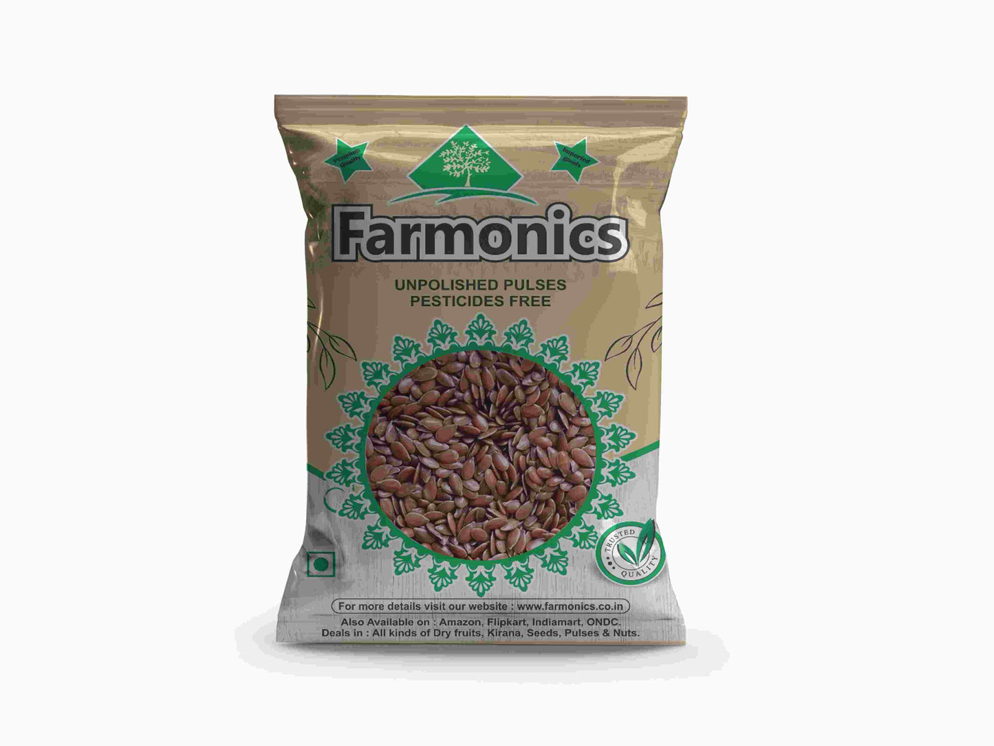 Best Quality Roasted Flax Seeds online from farmonics 