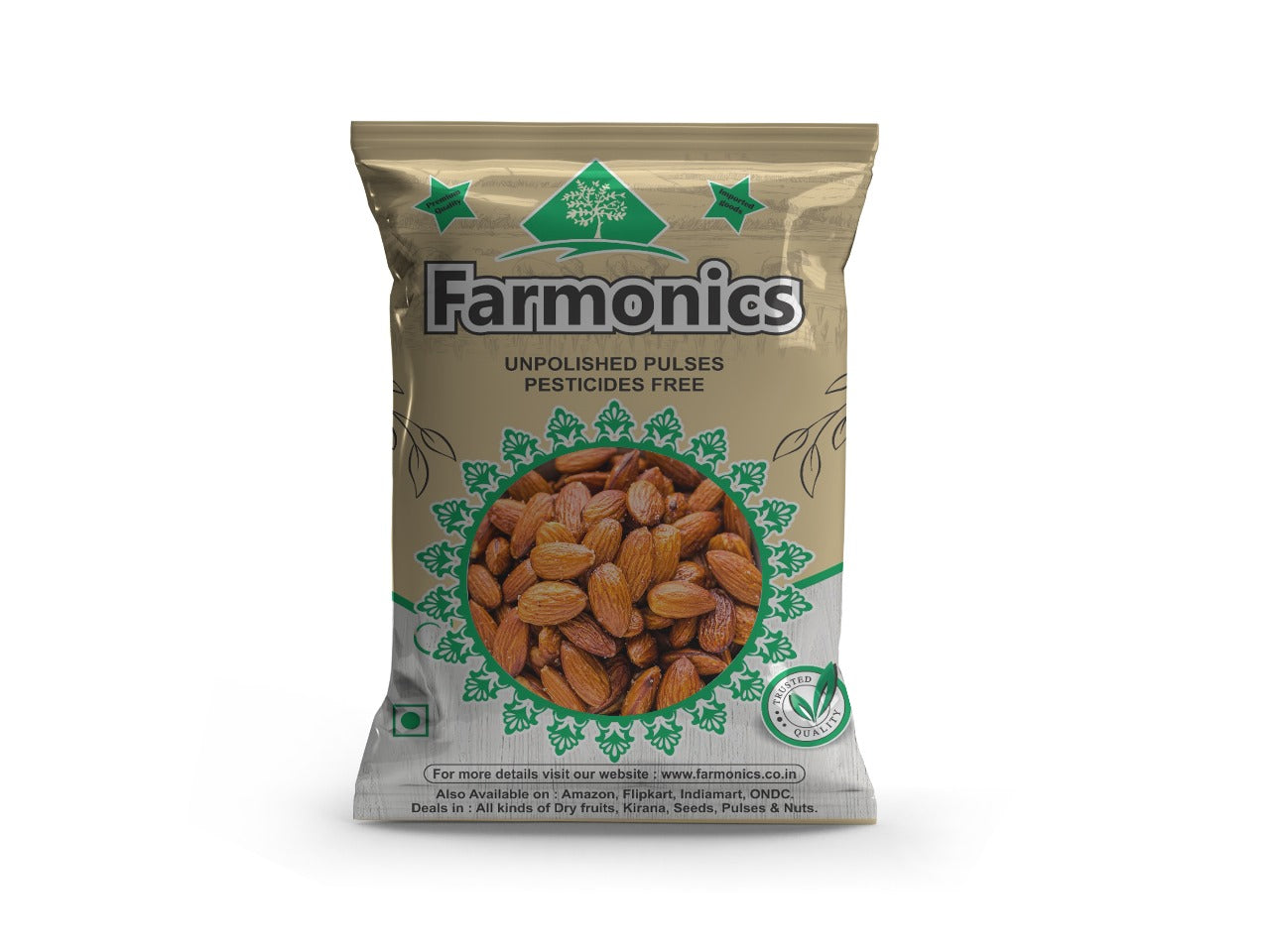 Best Quality Roasted almonds- Farmonics