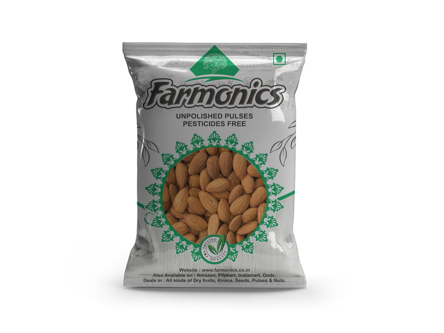 Premium quality california almonds from Farmonics