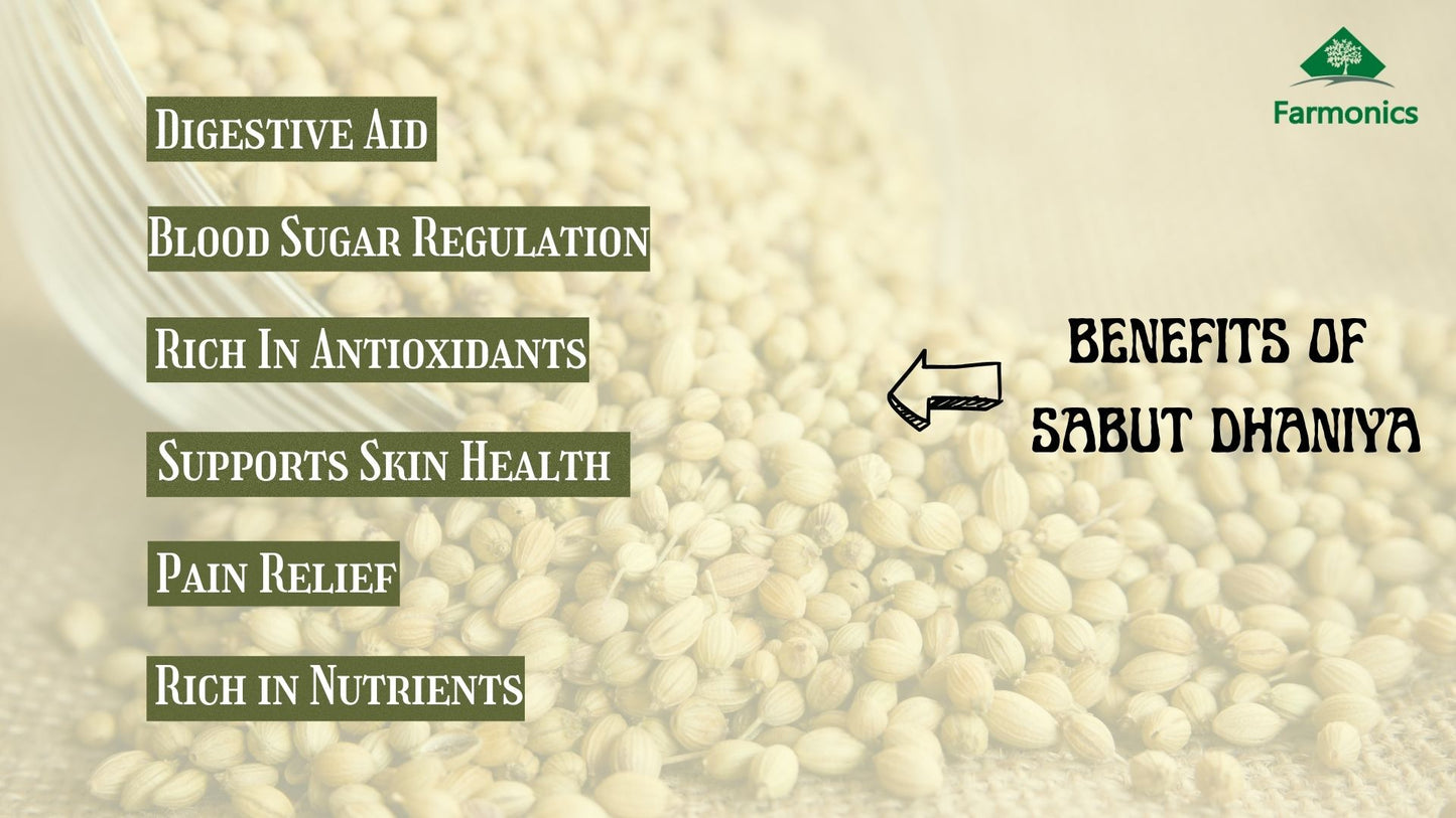 benefits you will avail sabut dhaniya