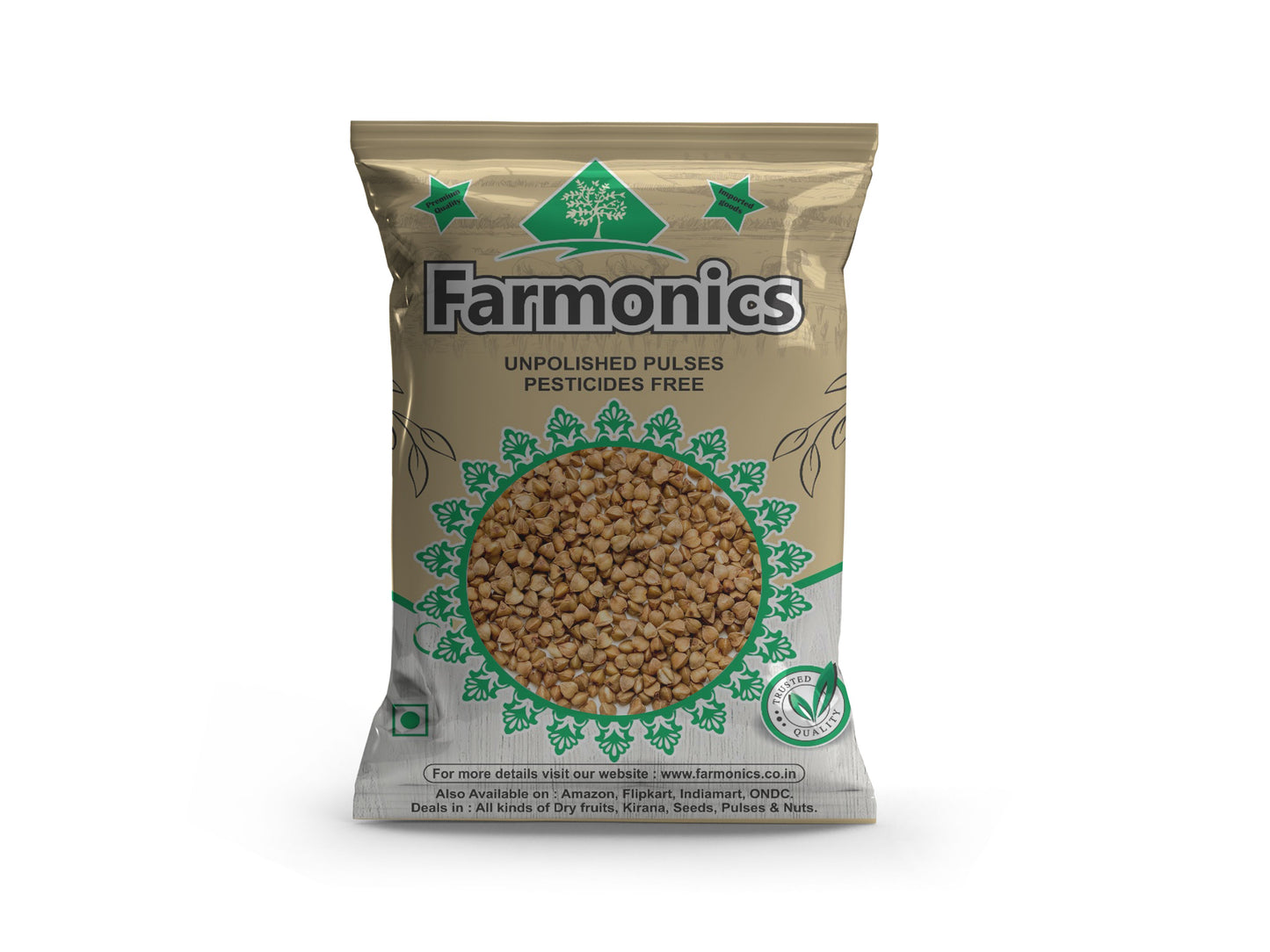 Premium Quality Kuttu Giri/ Busckwheat whole from Farmonics