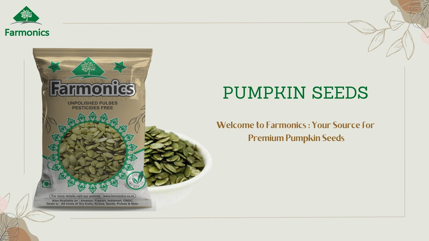welcome to farmonics: your source for premium pumpkin seeds from Farmonics 