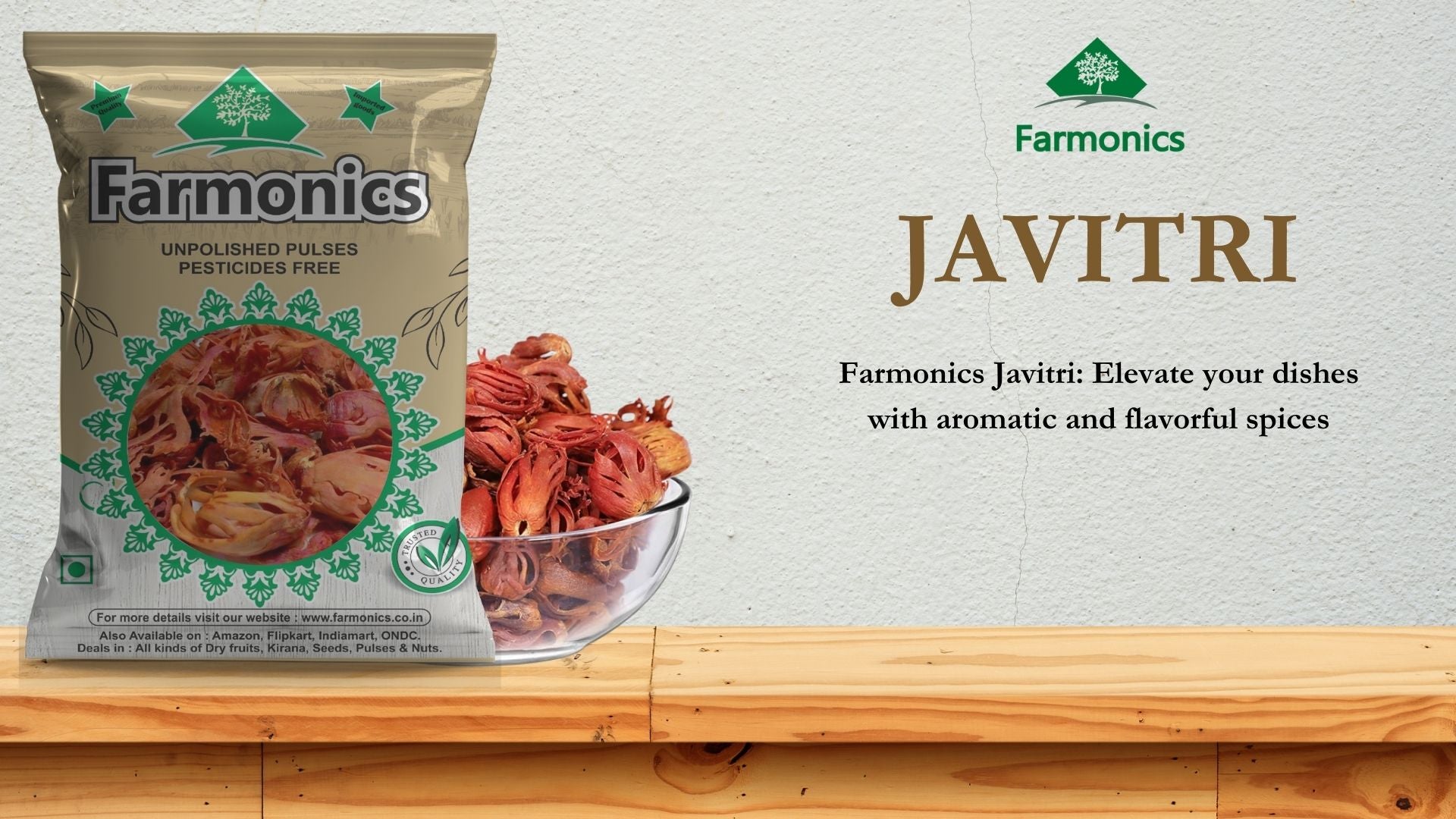 Farmonics javitri: eleavate your dishes with aromatic and flavorful spices