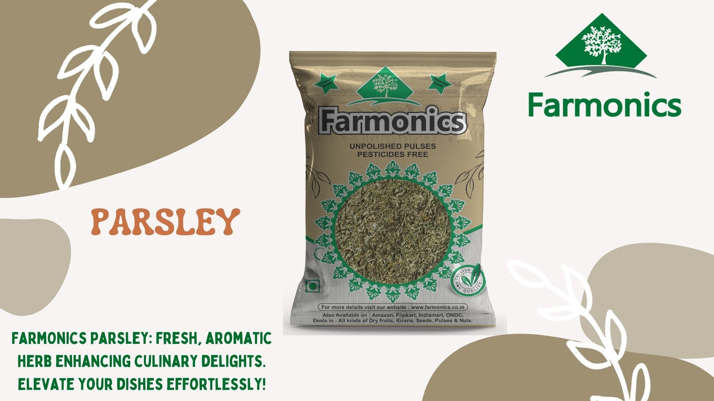 Parsley Farmonics best quality fresh, aromatic herb enhancing culinary delights 