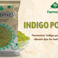 farmonics indigo powder natural vibrant dye for hair and textiles 