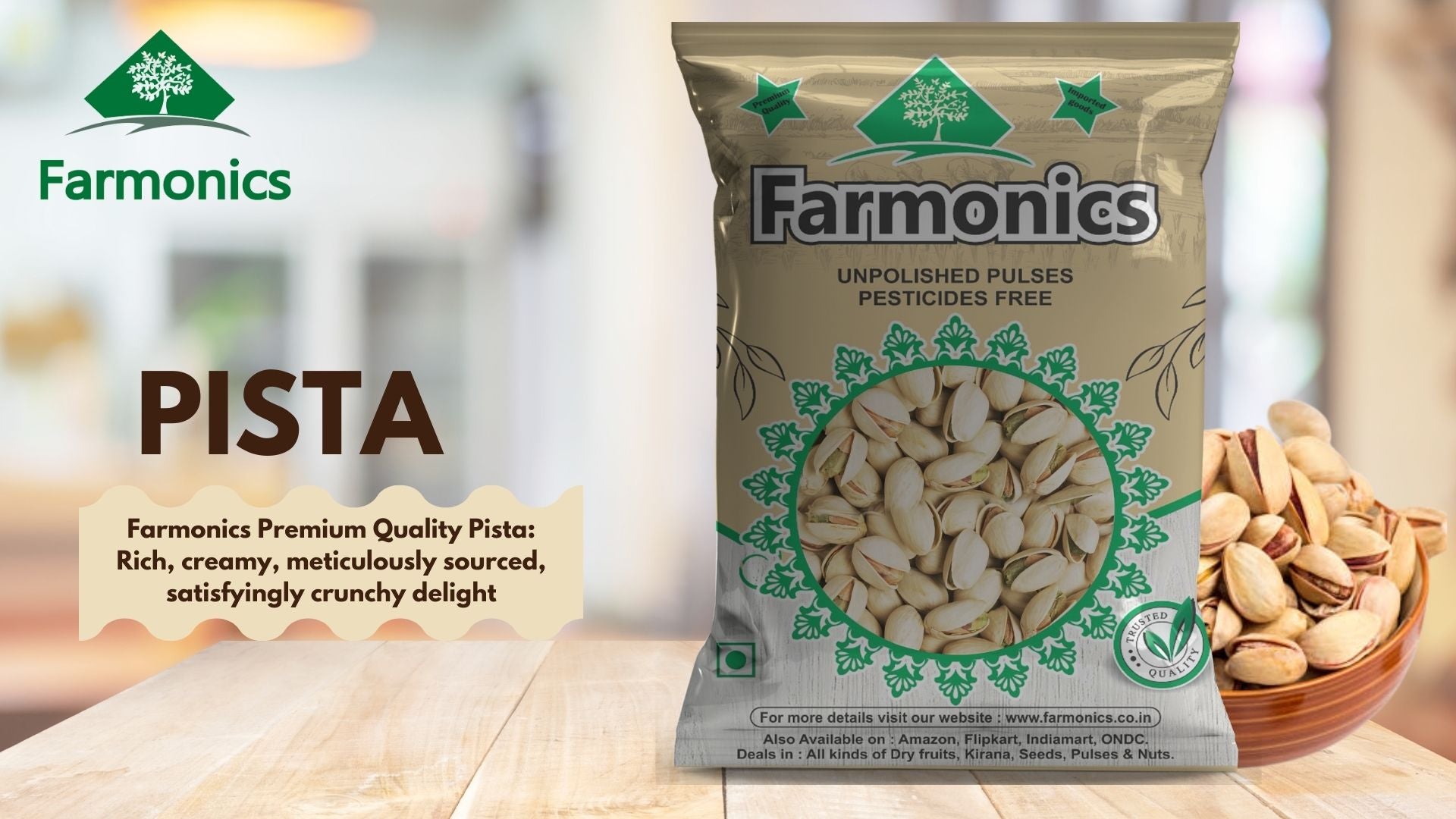 Get the best quality  from Farmonics Pista