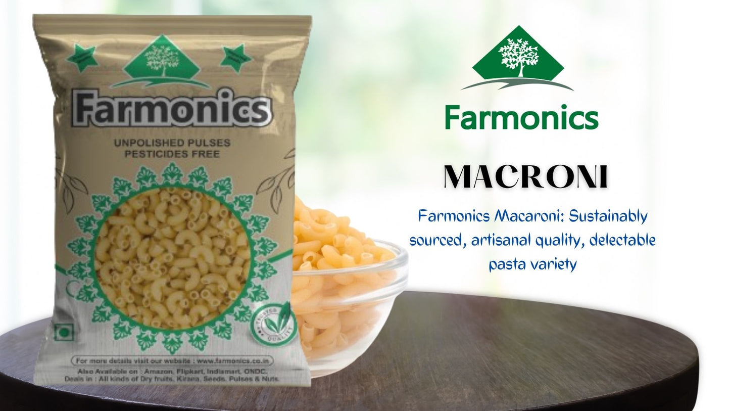 get the best quality macroni  from Farmonics 