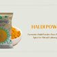 Farmoics Haldi Powder: Pure, Potent, aunthentic spice for vibrant culinary creations.