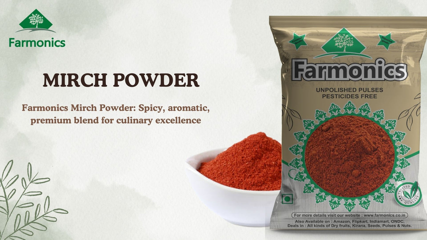 get the best quality mirch powder / red chilli powder from Farmonics 