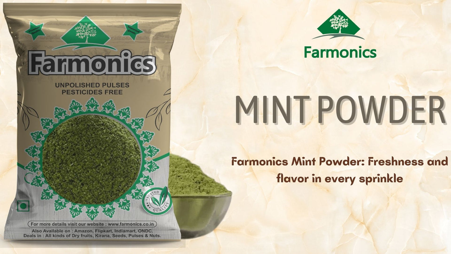 get the best quality mint powder  from Farmonics 