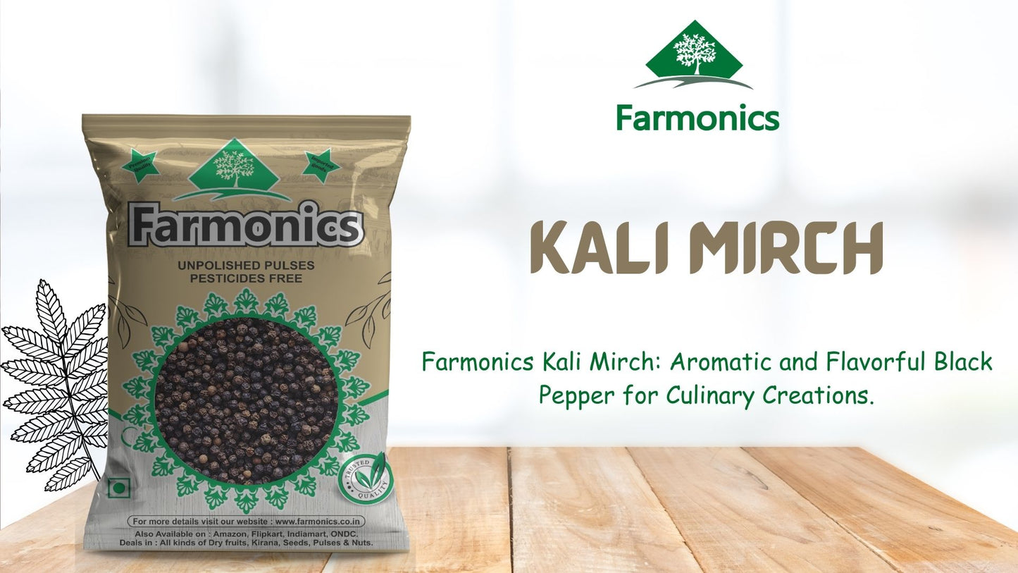 Get the best quality kali mirch / whole black pepper from farmonics