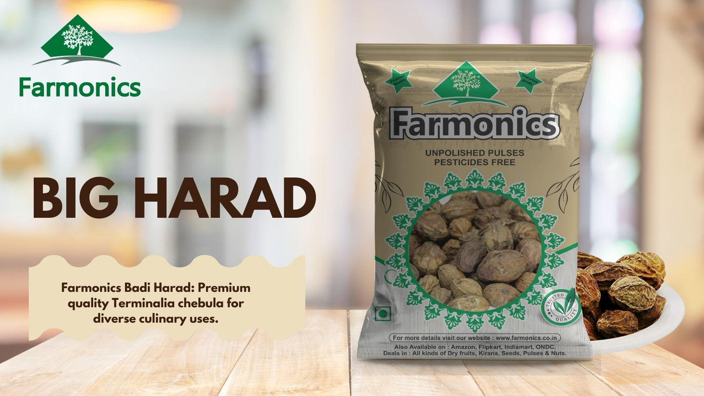 Farmonics Badi Harad premium quality terminalia chebula for diverse culinary uses