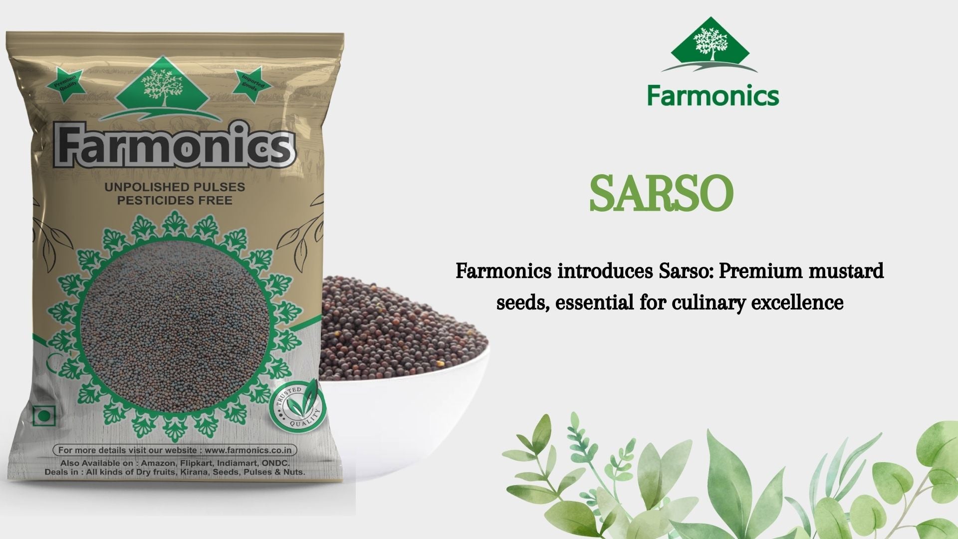 Get the best quality  from Farmonics  sarso