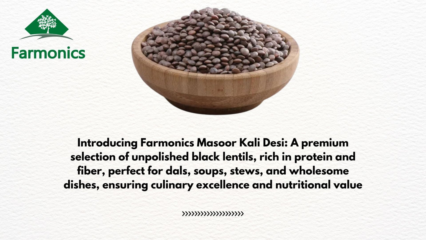 Here are some of the information about farmonics premioum quality   kali masoor
