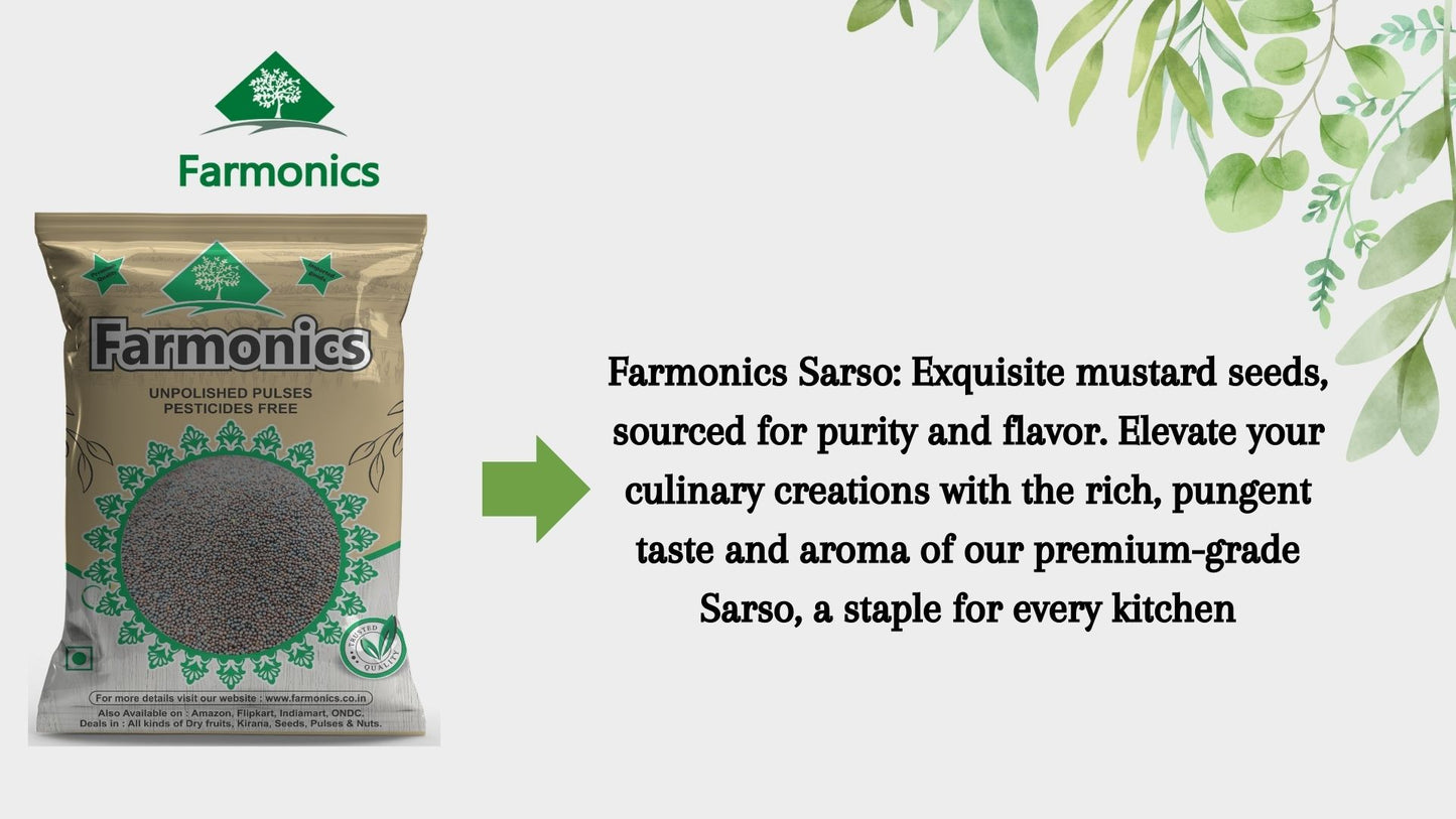 Here are some of the information about farmonics premioum quality sarso
