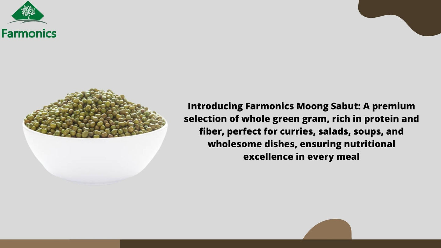 Here are some of the information about Farmonics best quality Moong sabut
