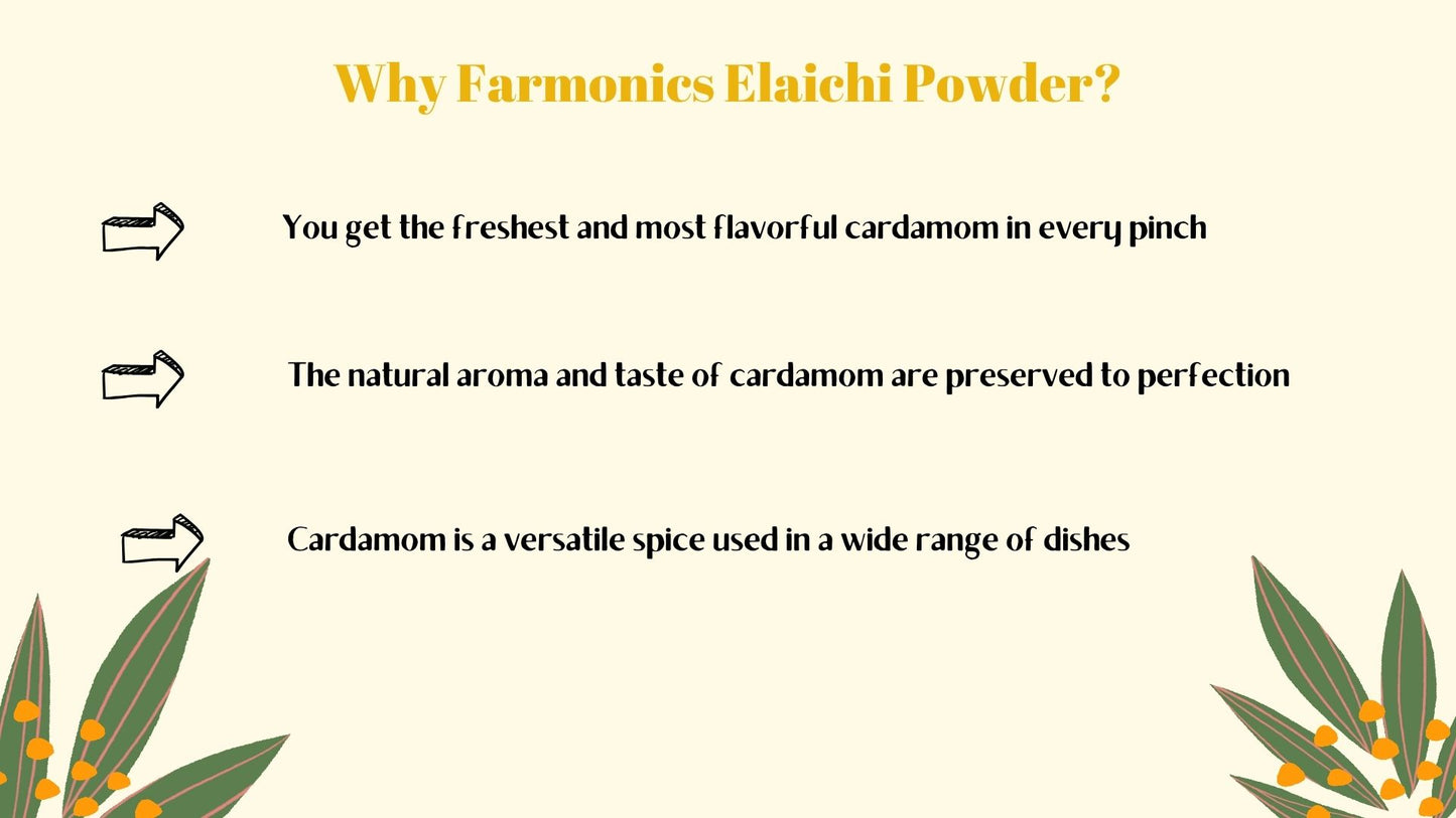 why you should choose farmonics elaichi powder 