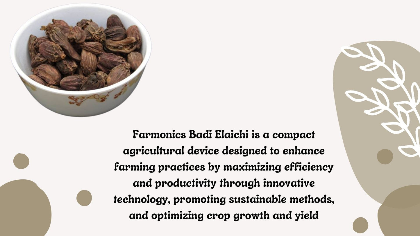 Here are some of the information about Farmonics best quality badi elaichi 