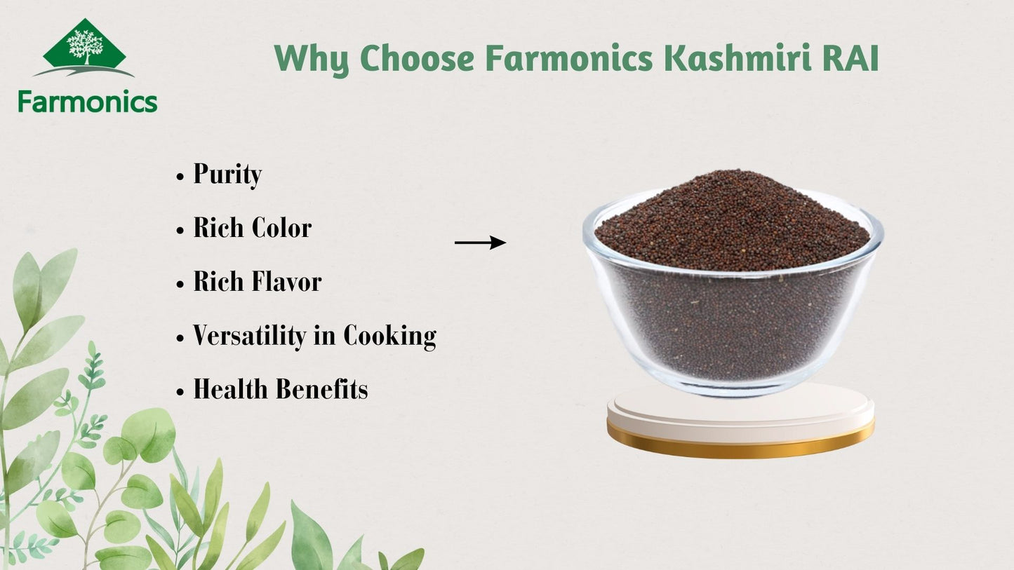 here are some of the reasons why you should choose mustrad seeds offered by farmonics 