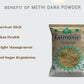 Benefits of methi dana powder 