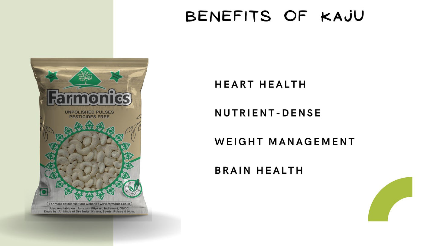 Benefits you will get from farmonics product like   kaju/cashew