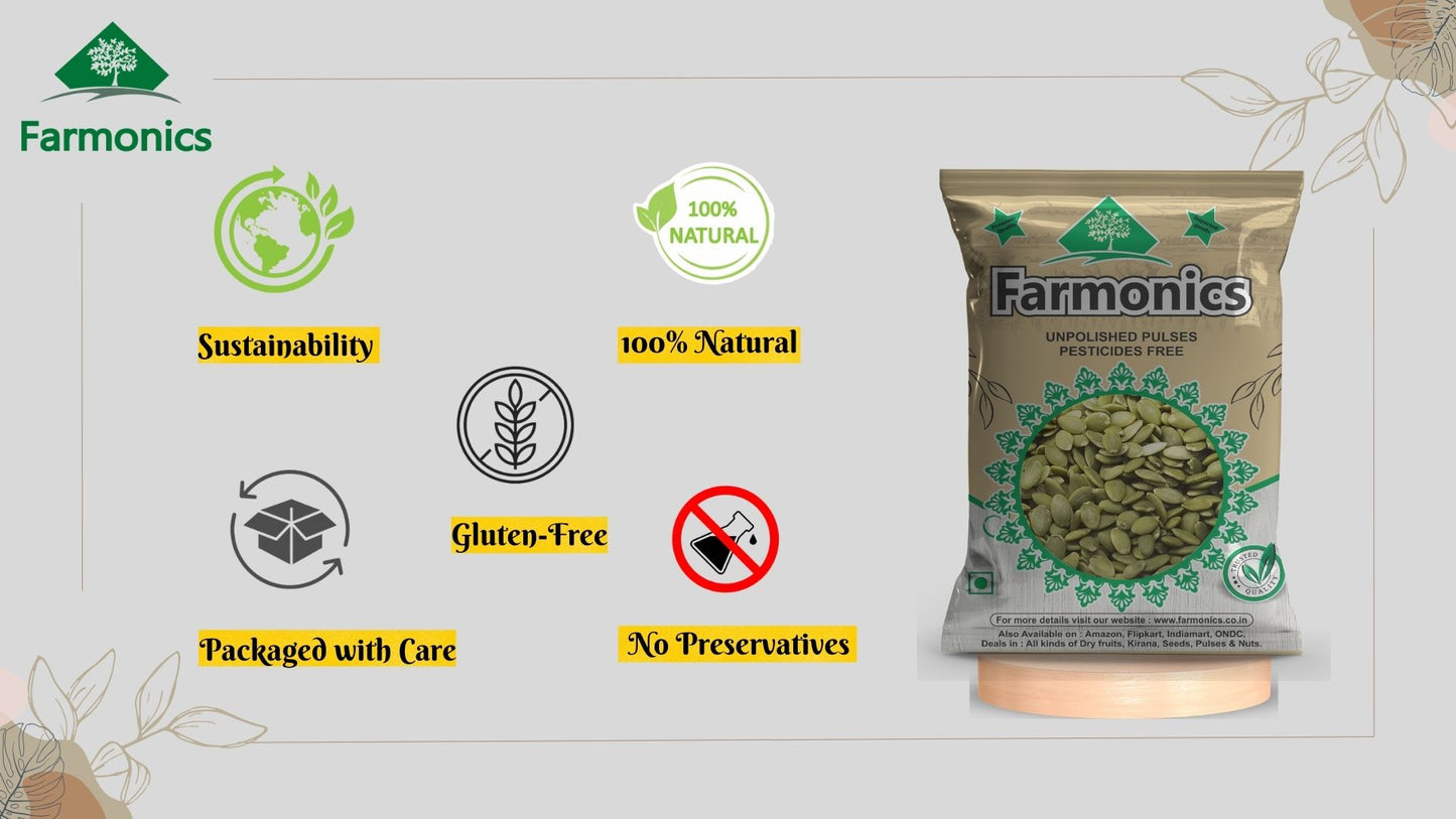 key features of farmonics premium quality pumpkin seeds 