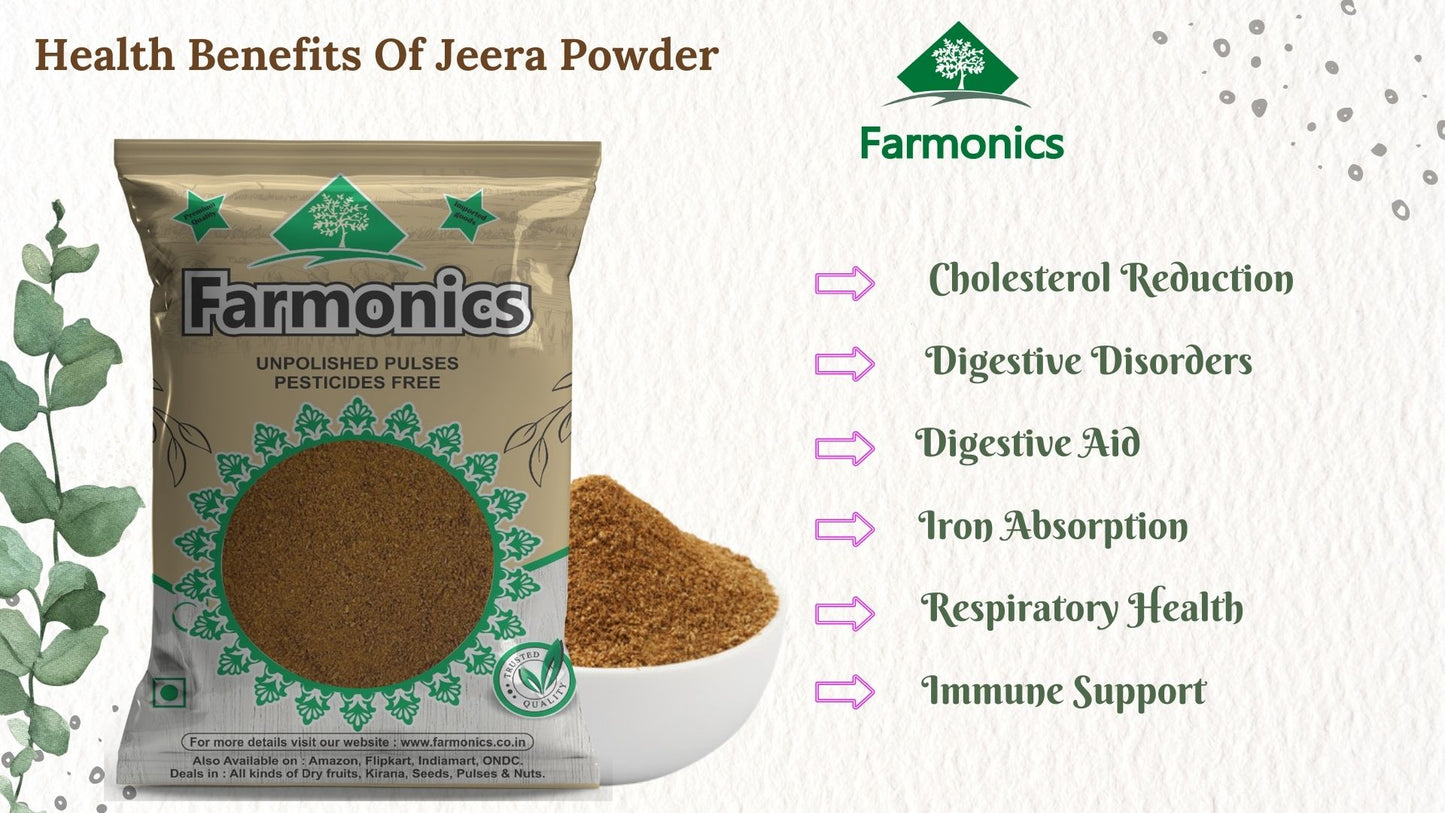 here are the list of benefits of best quality jeera powder from farmonics 