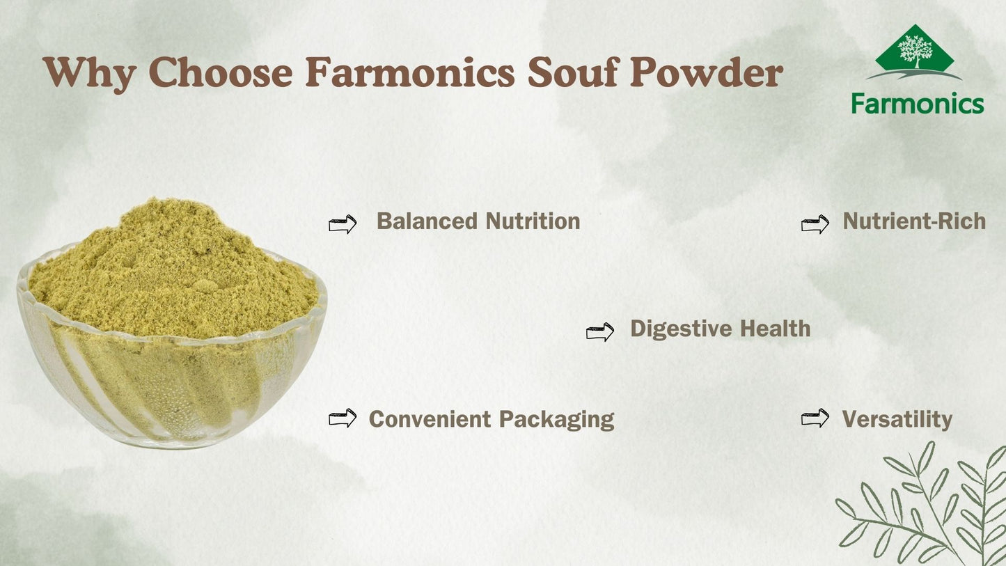 reasons why you should choose Farmonics best quality sauf powder 