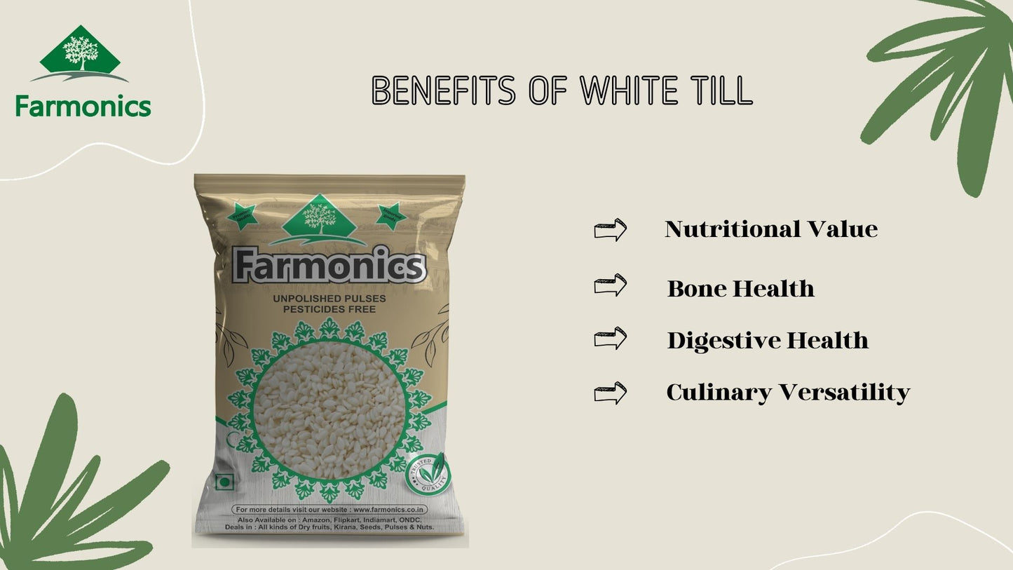 Benefits you can get from farmonics premium quality white til