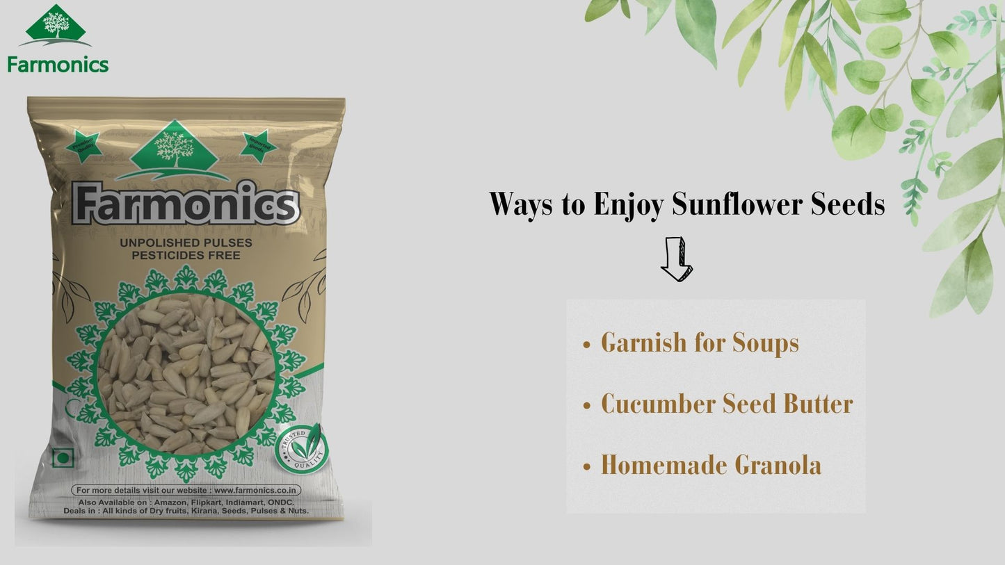 ways in which you can enjoy premium quality sunflower seeds offered by farmonics 