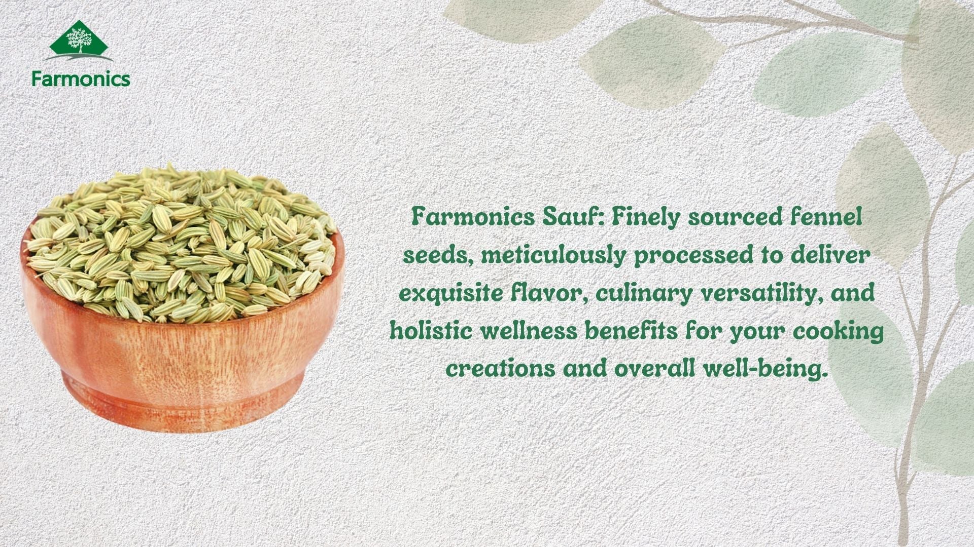 Here are some of the information about Farmonics best quality barik sauf 