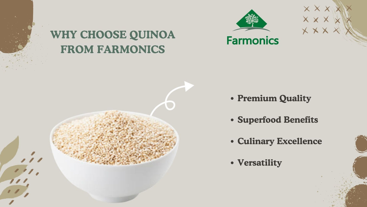 reasons why you should choose quinoa of Farmonics 