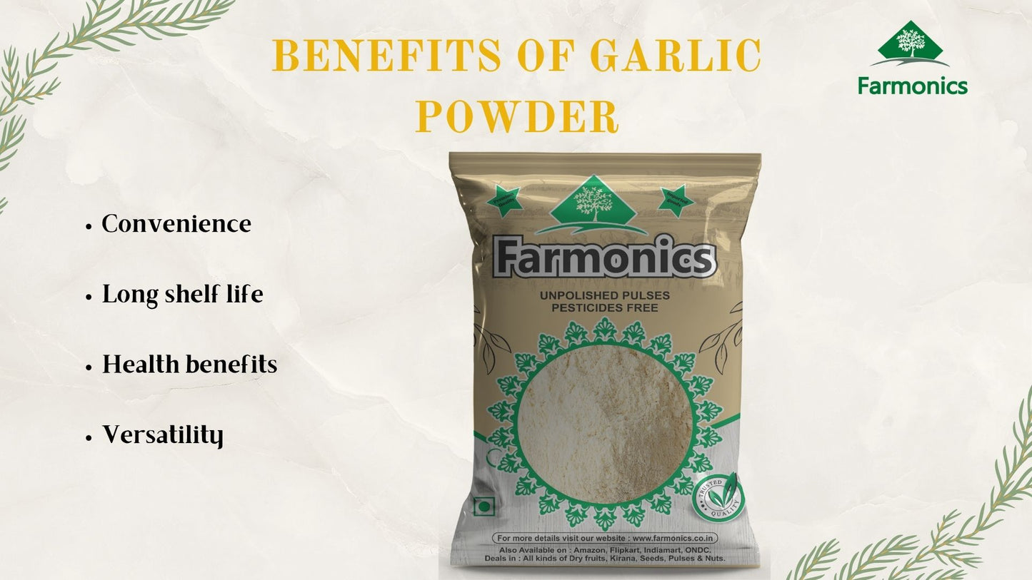 Benefits you can avail from Farmonics best quality Garlic powder