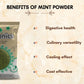 Here are some of the information about Farmonics best quality mint powder 
