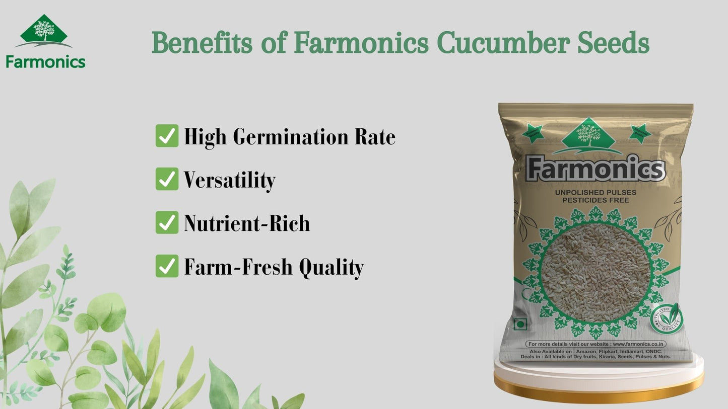 here are the list of benefits of cucumber farmonics best quality seeds