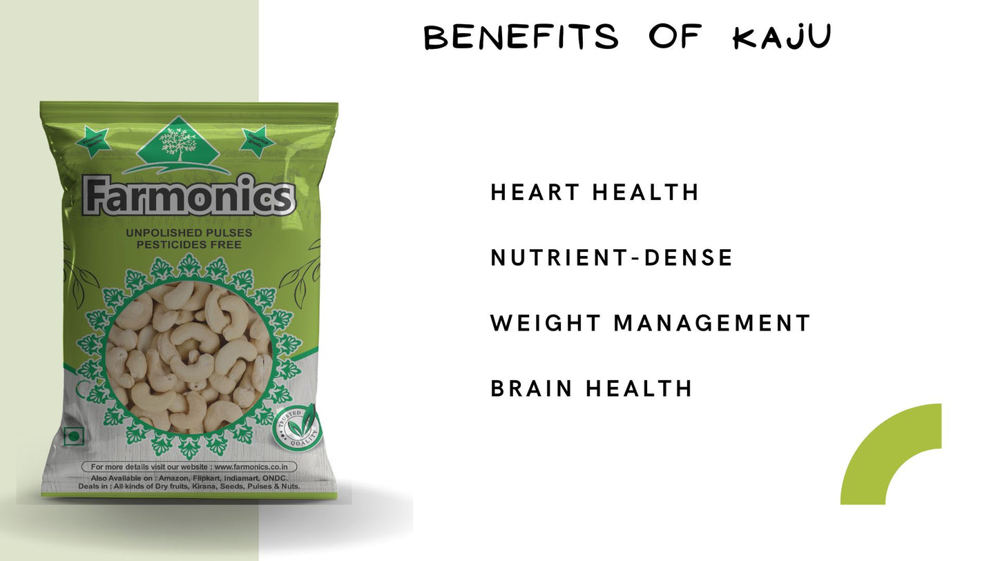  Benefits you will get from farmonics product like   Kaju/cashew 