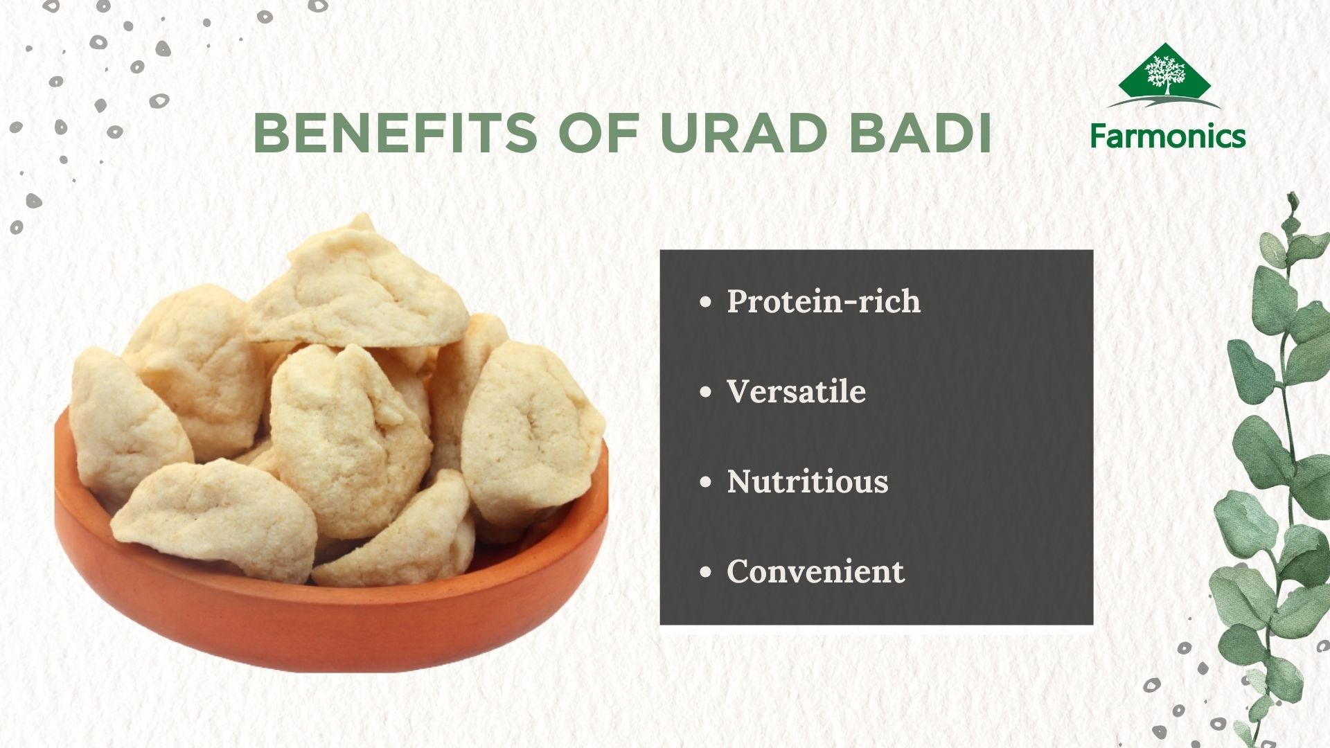 here are some of the benefits of urad badi 