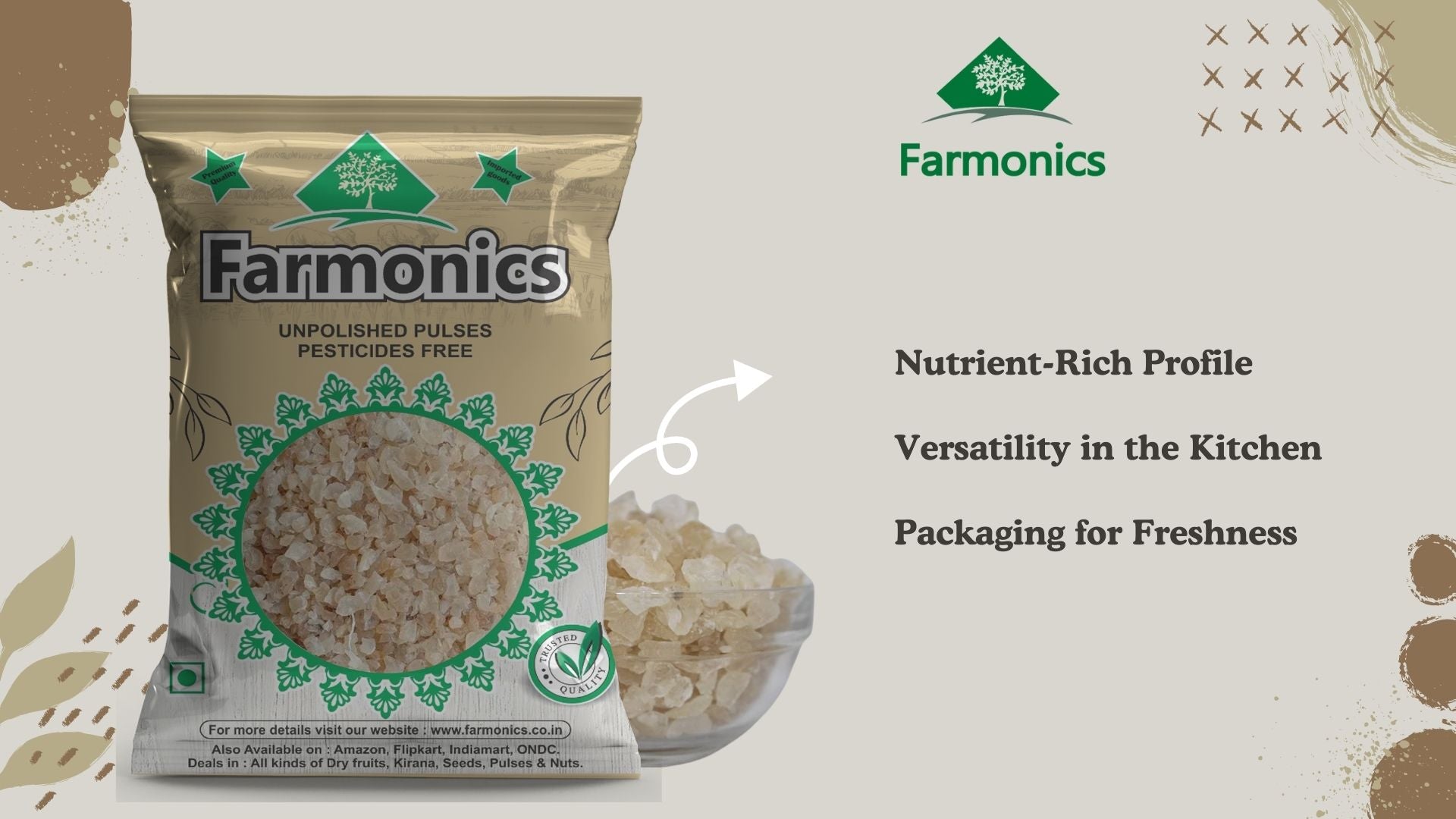 here are the list of reasons why you should farmonics premium quality gaund katira 