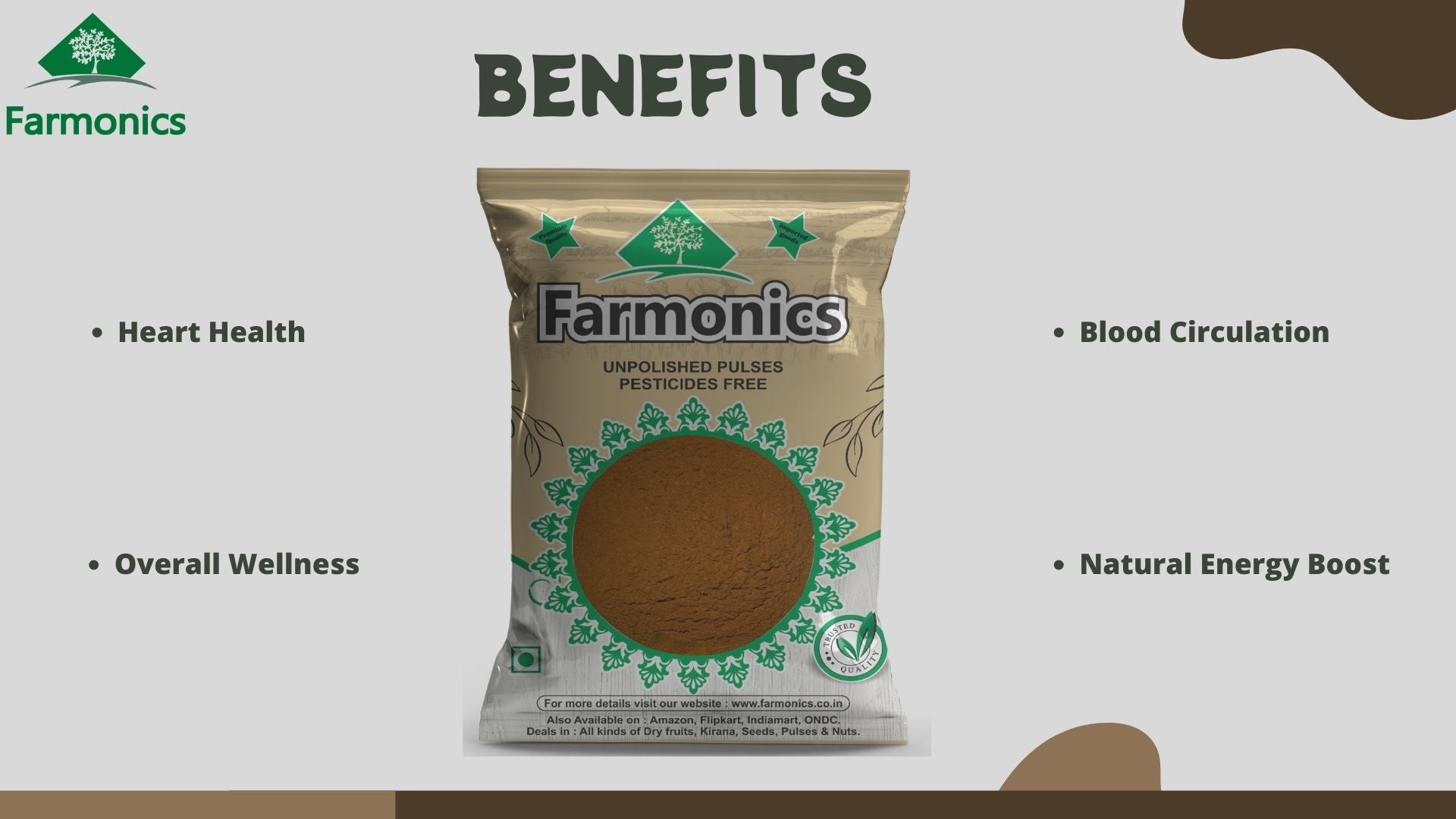 Benefits you will get from Farmonics Best quality arjun ki chal powder 
