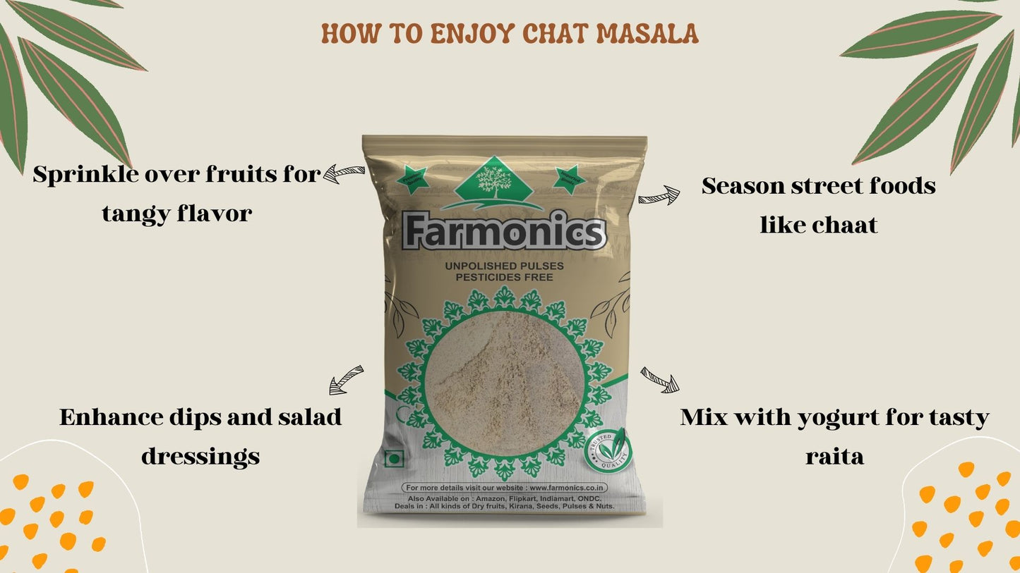 ways in which you can enjoy farmonics chat masala 